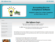 Tablet Screenshot of elitesoftwarecorp.com
